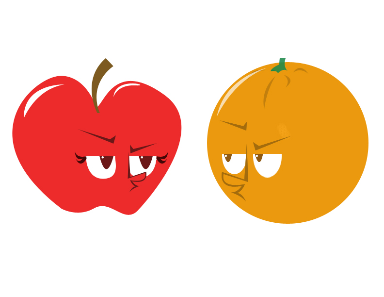 clipart apples and oranges - photo #5